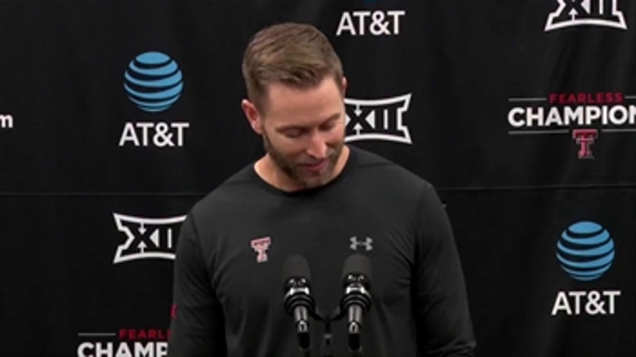 Kliff Kingsbury talks Red Raiders win over Houston