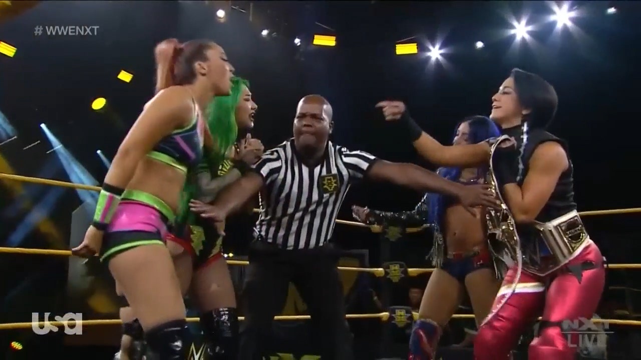 Bayley, Sasha Banks retain Tag Team titles, get attacked by Io Shirai