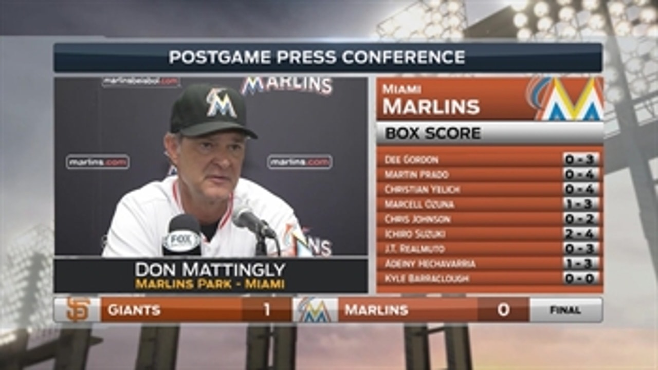 Marlins Manager Don Mattingly: 'It was one of those games'