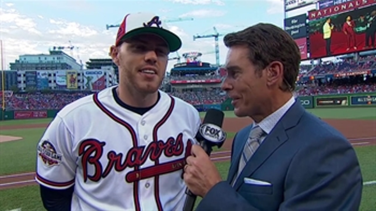 Freddie Freeman on heading to All-Star  game after receiving the most votes