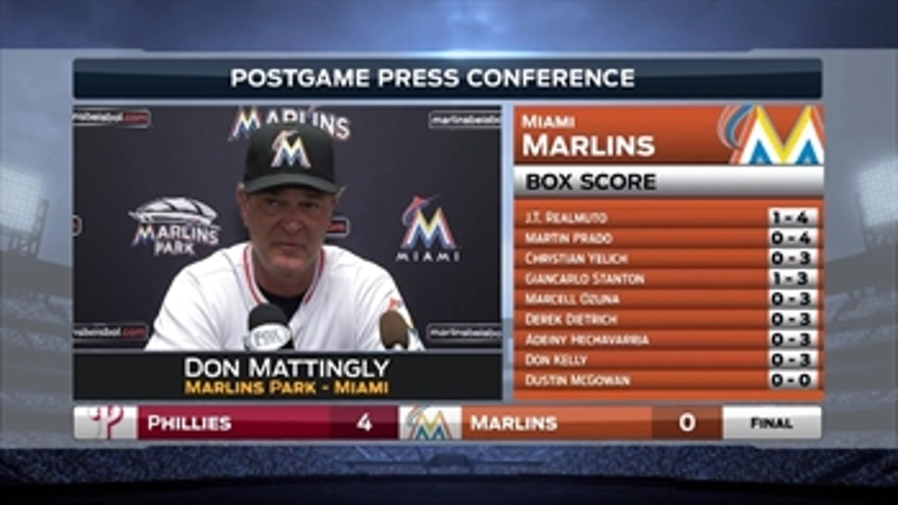 Don Mattingly not worried by Marlins' lack of runs