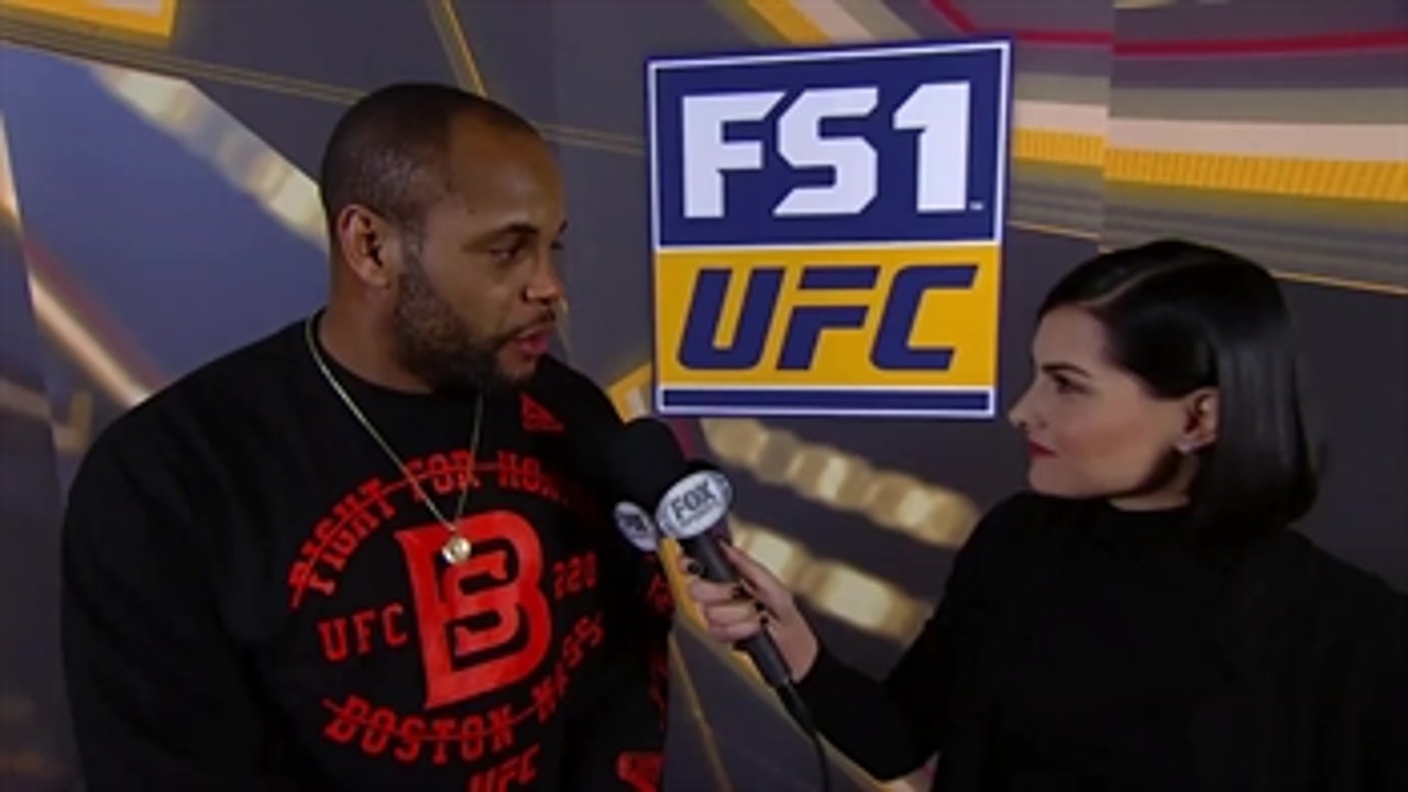 Daniel Cormier talks to Megan Olivi ' WEIGH-INS ' UFC 220