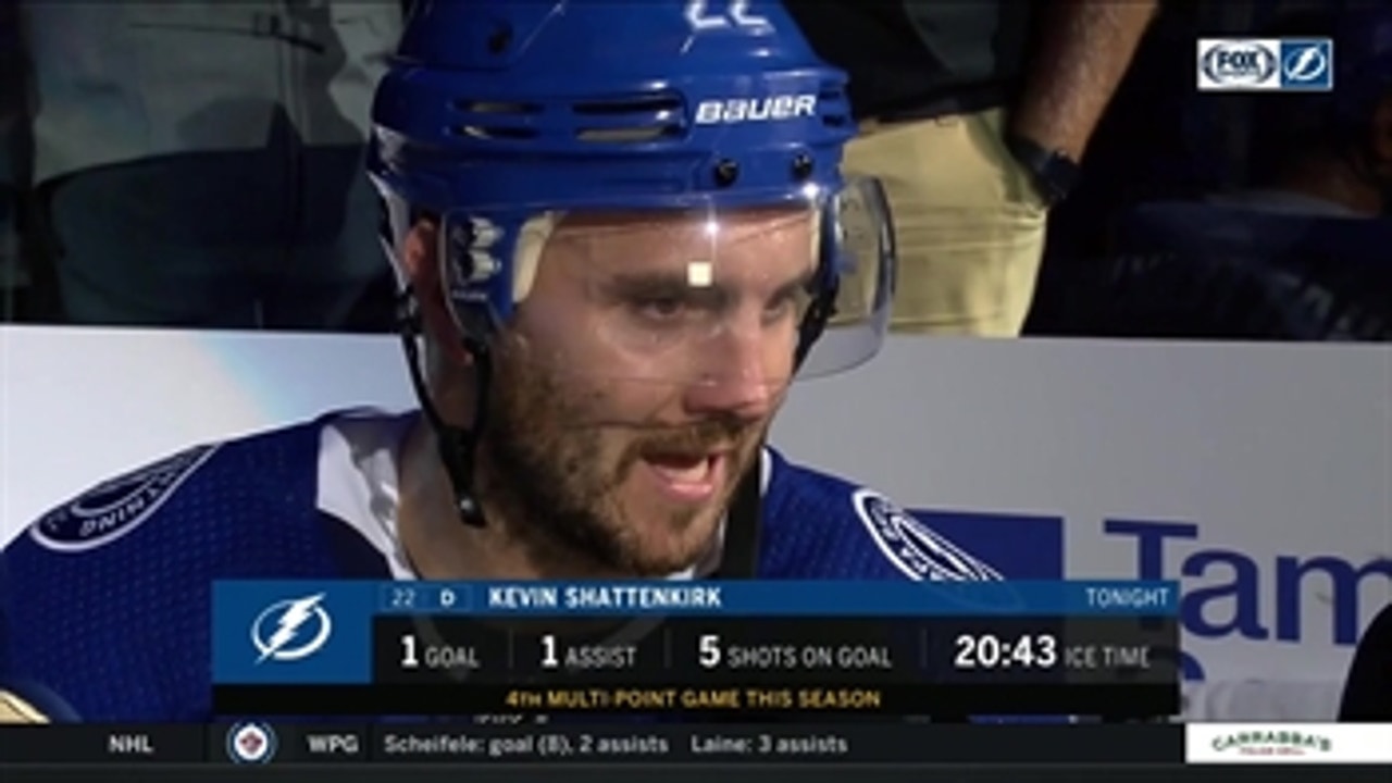 Kevin Shattenkirk examines Lightning's dominant outing vs. Rangers