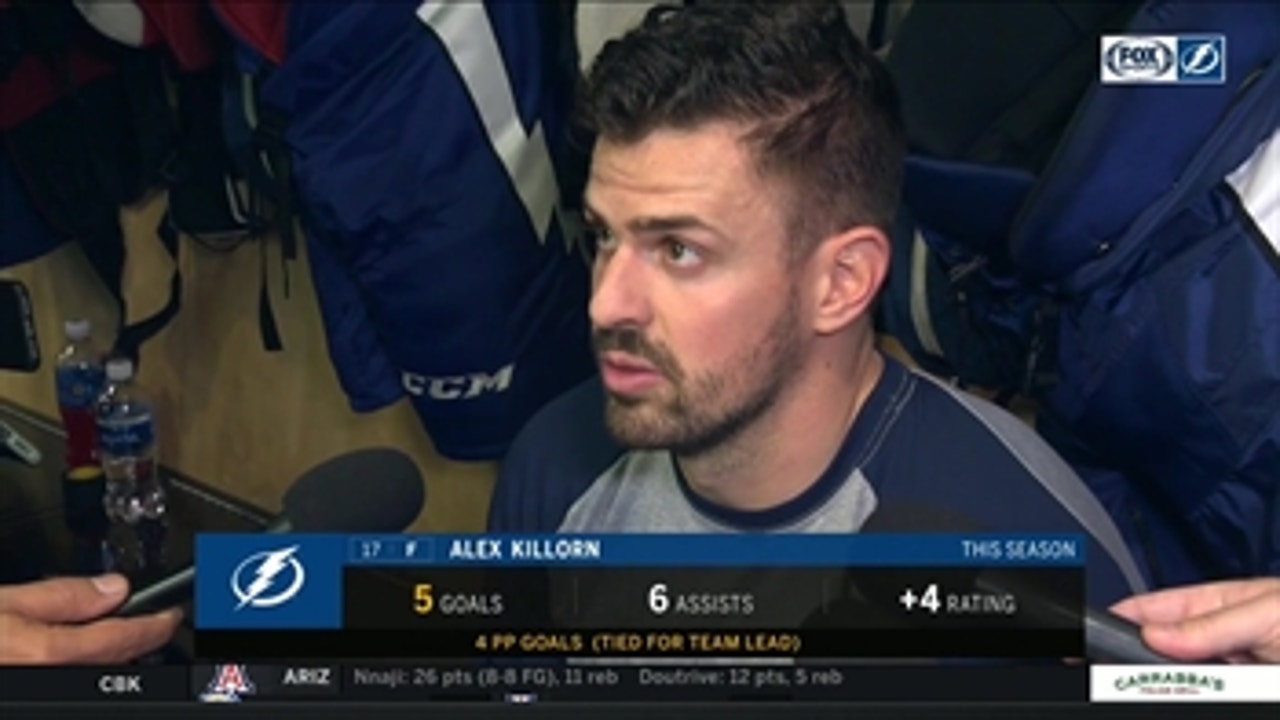 Alex Killorn on 2-goal night, Lightning's quick start vs. Rangers