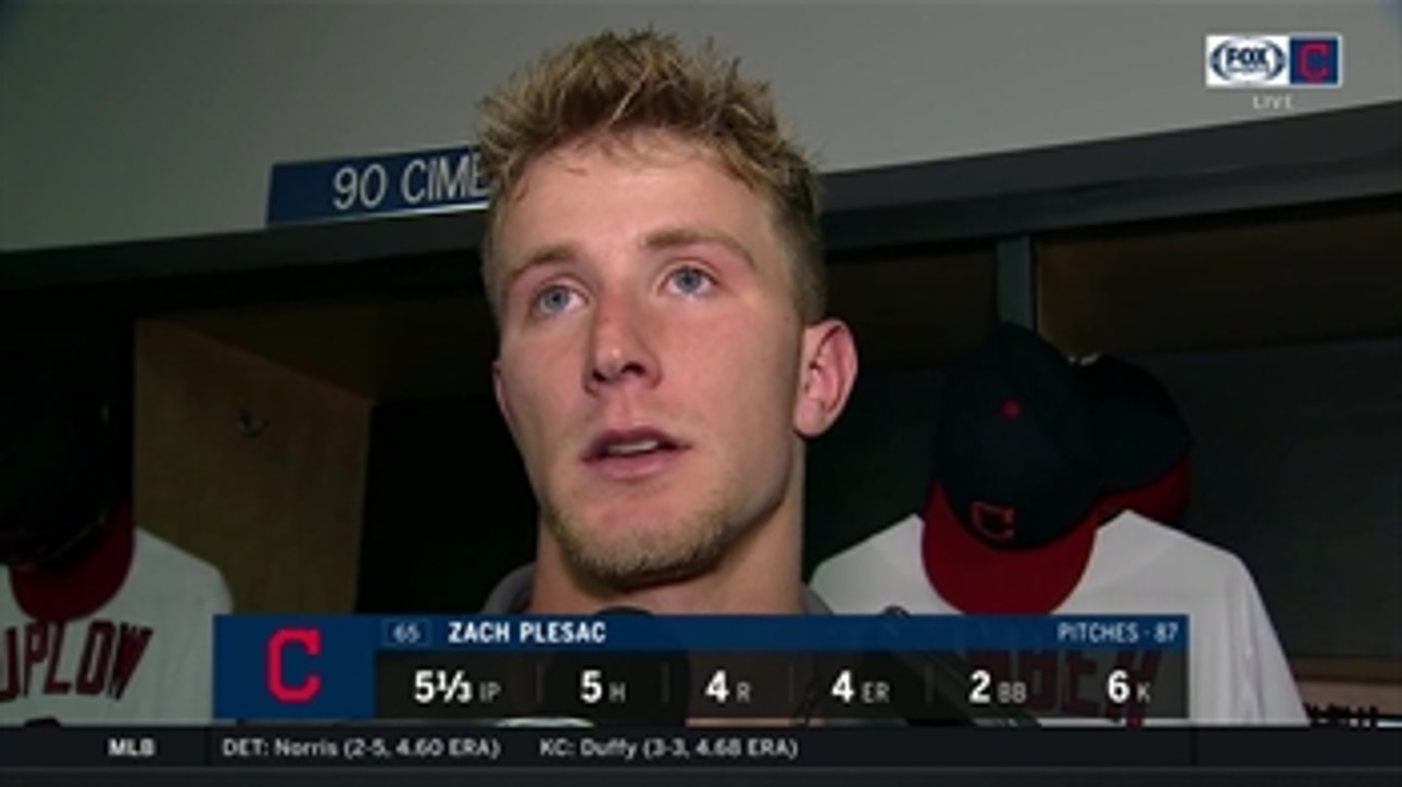 Zach Plesac on rookie season: 'Every day I'm learning'