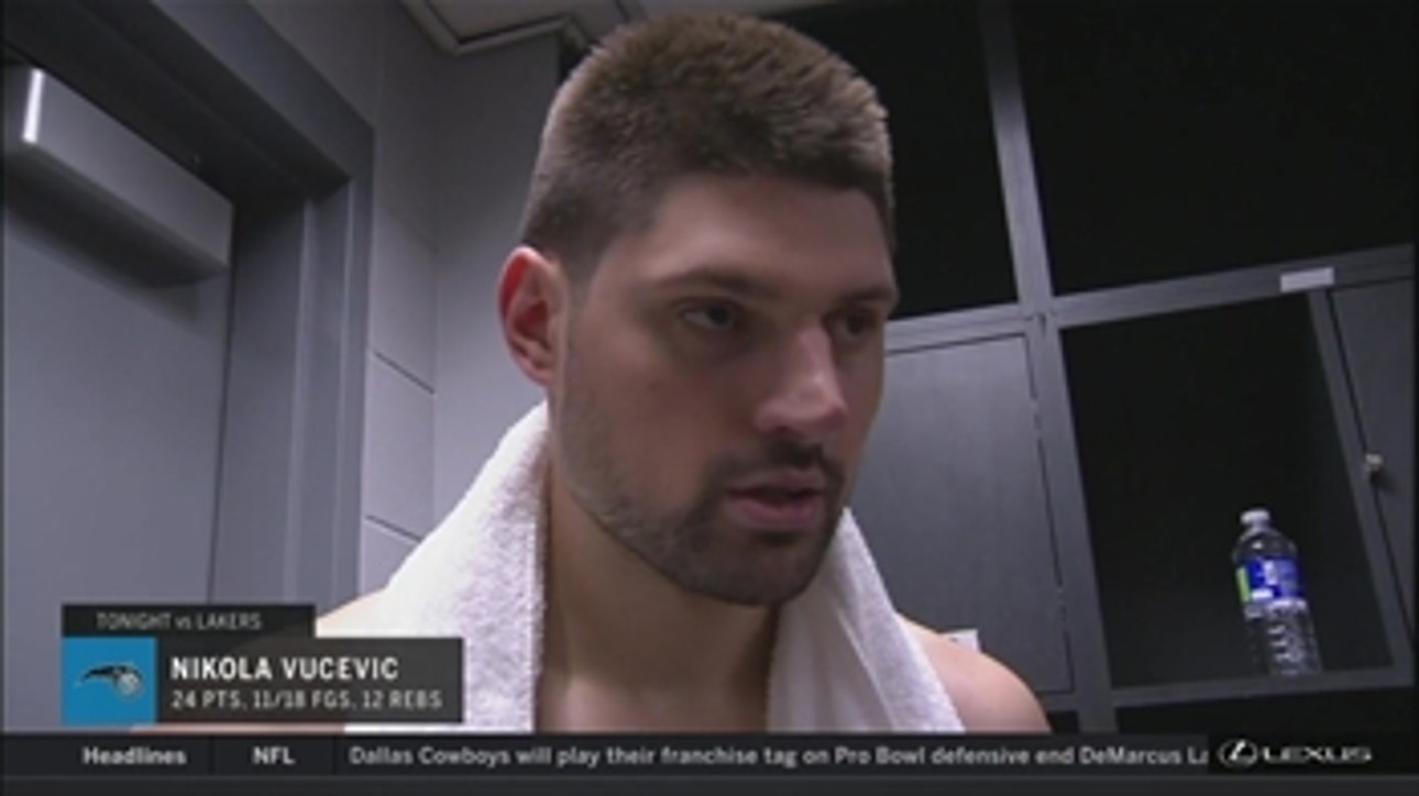 Nikola Vucevic: I think the NBA needs to look into that rule