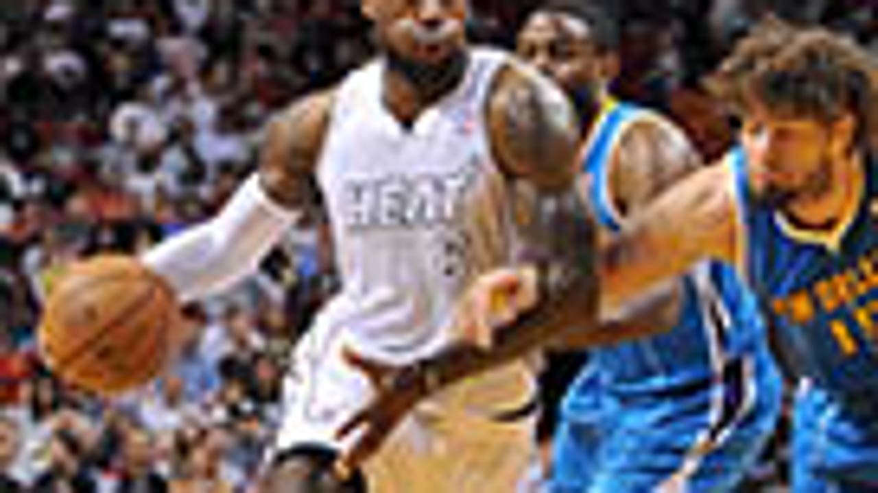 LeBron carries Heat past Hornets