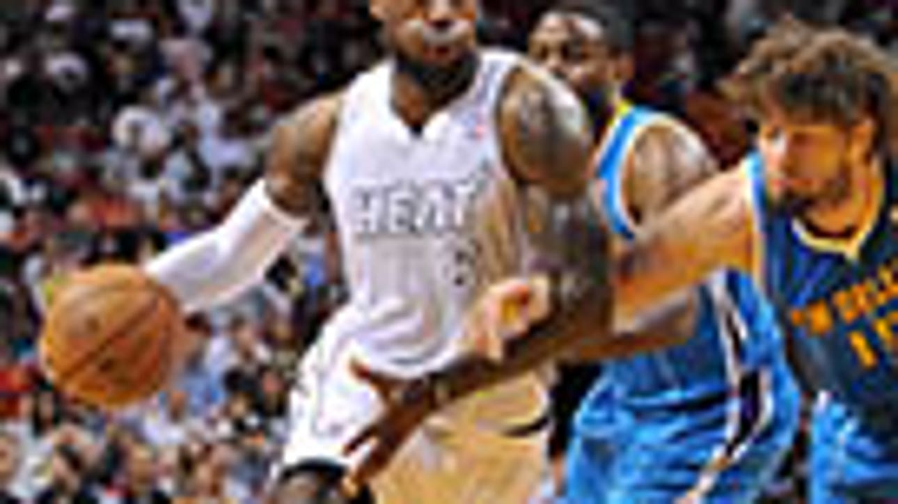LeBron carries Heat past Hornets