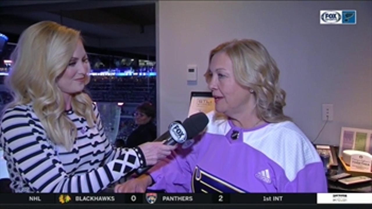Dianne Wickenheiser on Hockey Fights Cancer night It just means so much FOX Sports