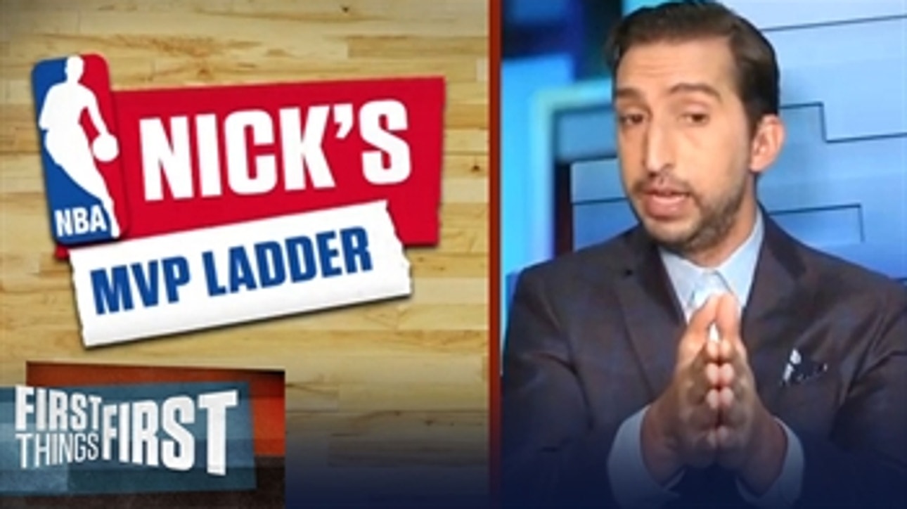 Nick Wright unveils his NBA MVP ladder | FIRST THINGS FIRST