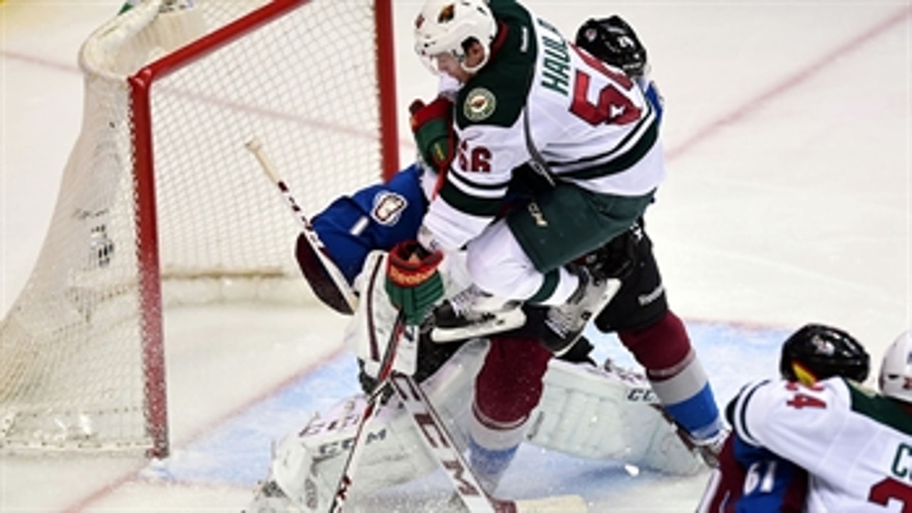 Wild fall to Avs in Game 2