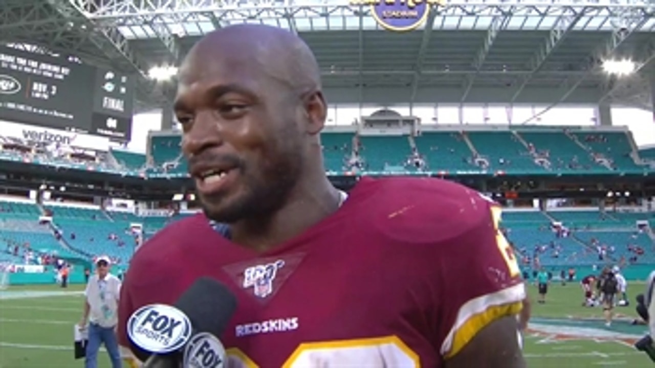Adrian Peterson: 'It feels good to get that first W'