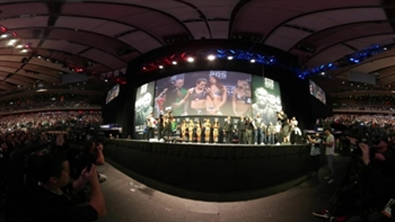 Joanna Jedrzejczyk UFC 205 Weigh in  ' Virtual Reality 360°