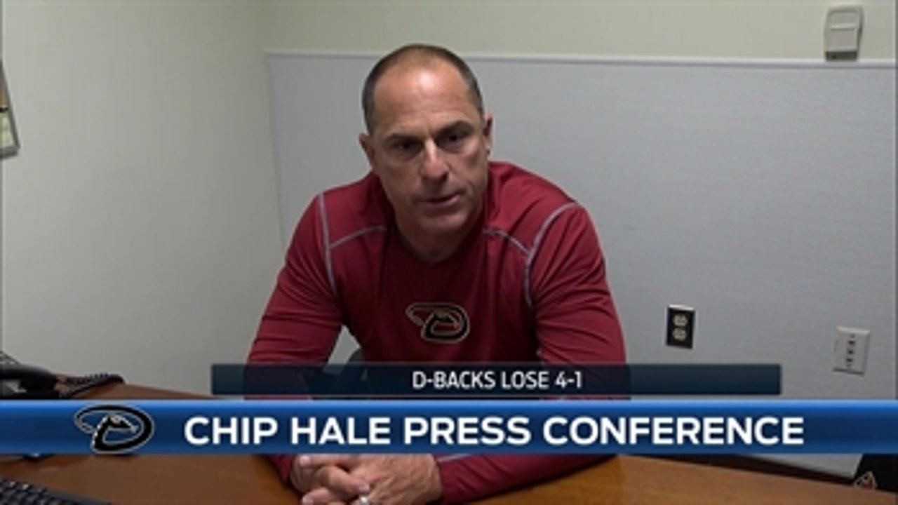 Hale: Needed to be more careful vs. Pujols