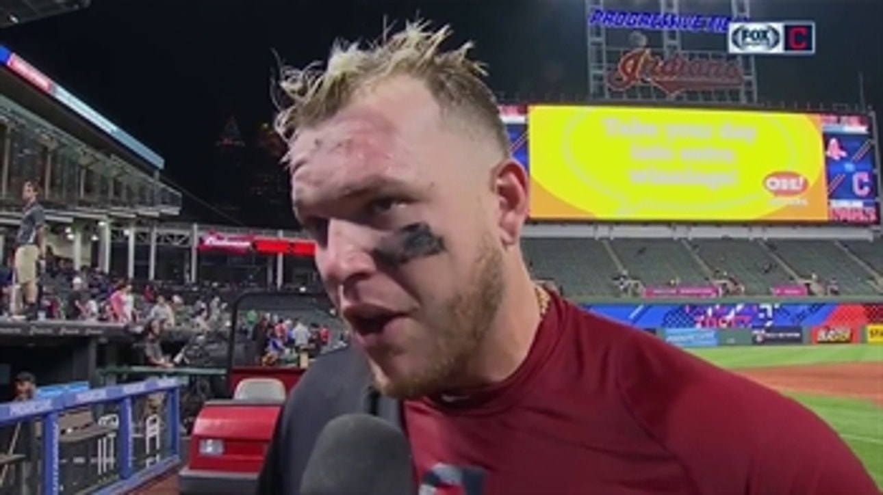 Roberto Perez on Tribe's walk-off win: 'We're playing great baseball'