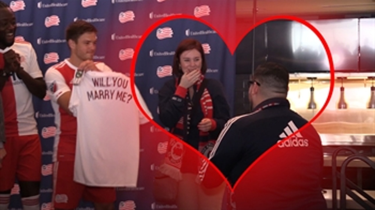 New England Revolution fans get engaged, Kai Kamara loves it