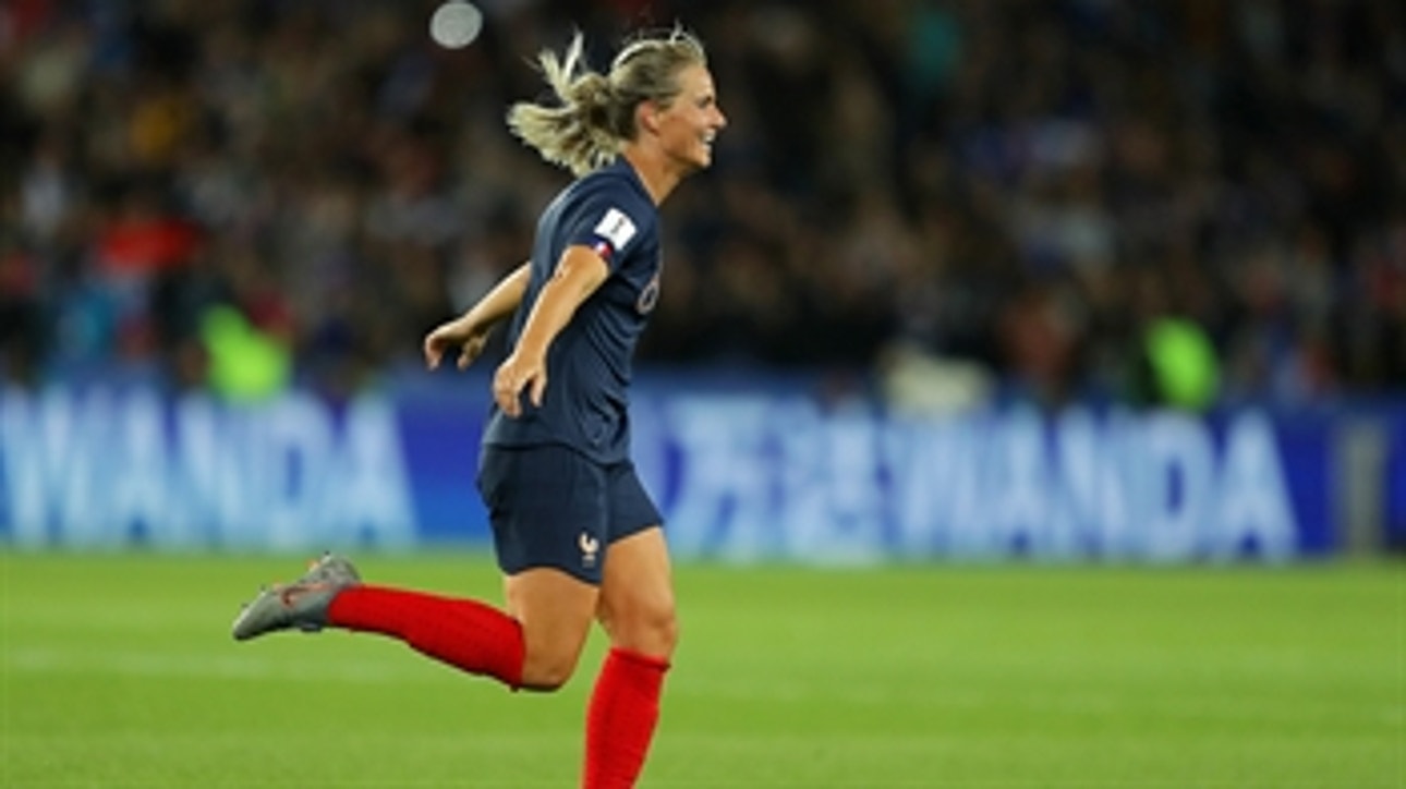 Amandine Henry caps France's opening win with a stunning curler