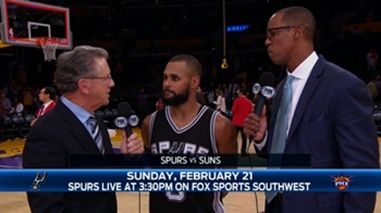Patty Mills on approach, energy in win over Lakers