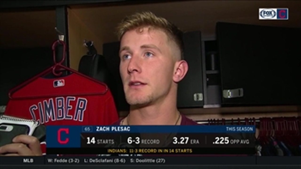 Zach Plesac on Indians' confidence: 'There's never a doubt like we're gonna lose a game. Ever'