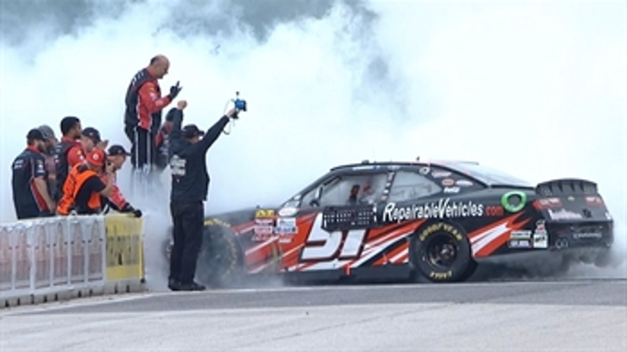 Jeremy Clements scores incredible first career win at Road America | 2017 NASCAR XFINITY SERIES
