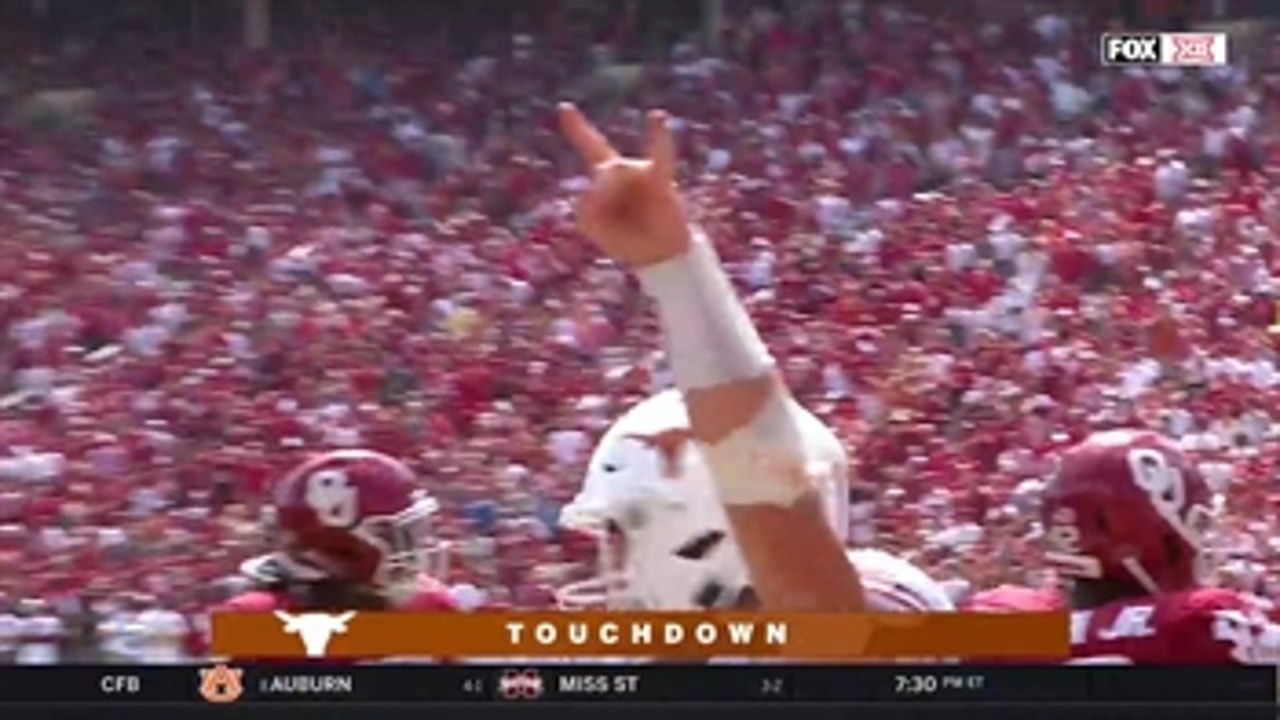 Red River Flashback: Ehlinger rushes for 2nd touchdown, Texas up 31-17