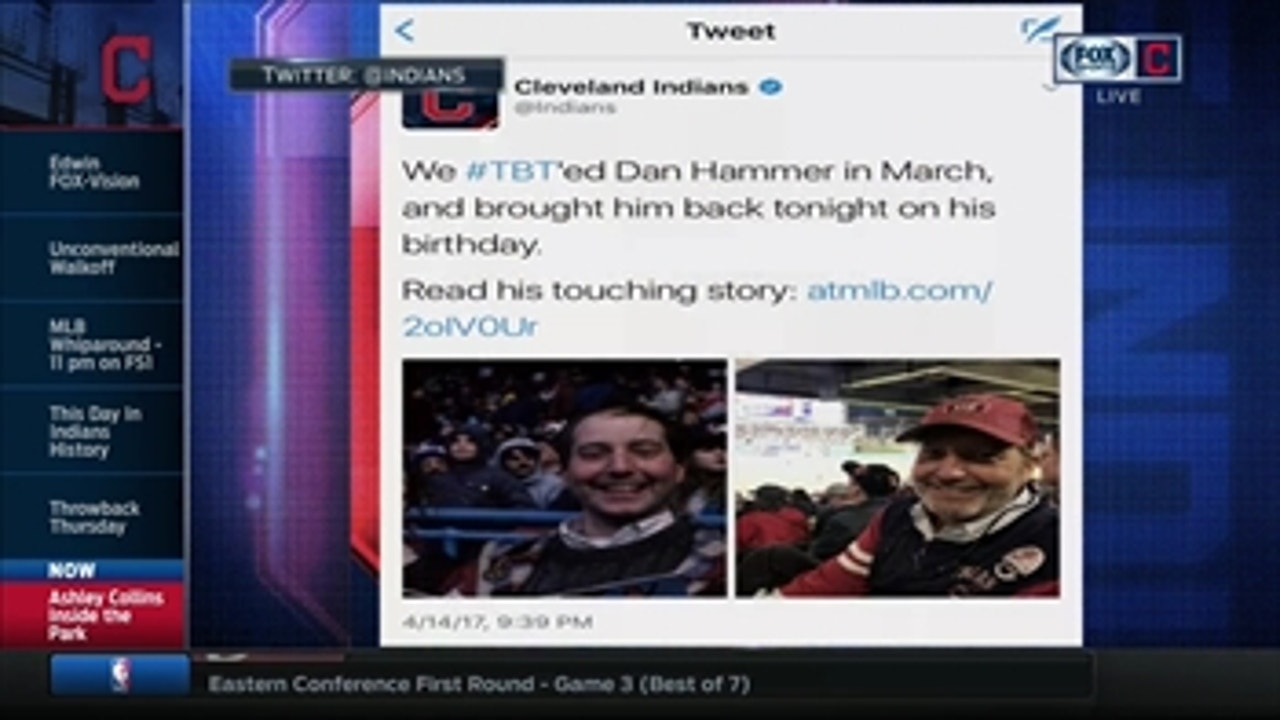 Throwback Thursday: How the Indians re-connected with one of their biggest fans