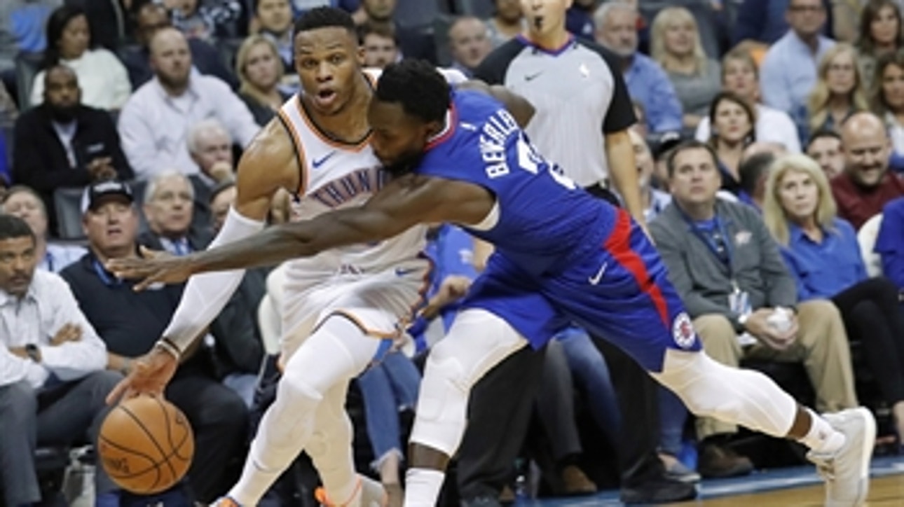 Skip Bayless calls Patrick Beverley's foul a 'dirty play and a cheap shot' on Russell Westbrook