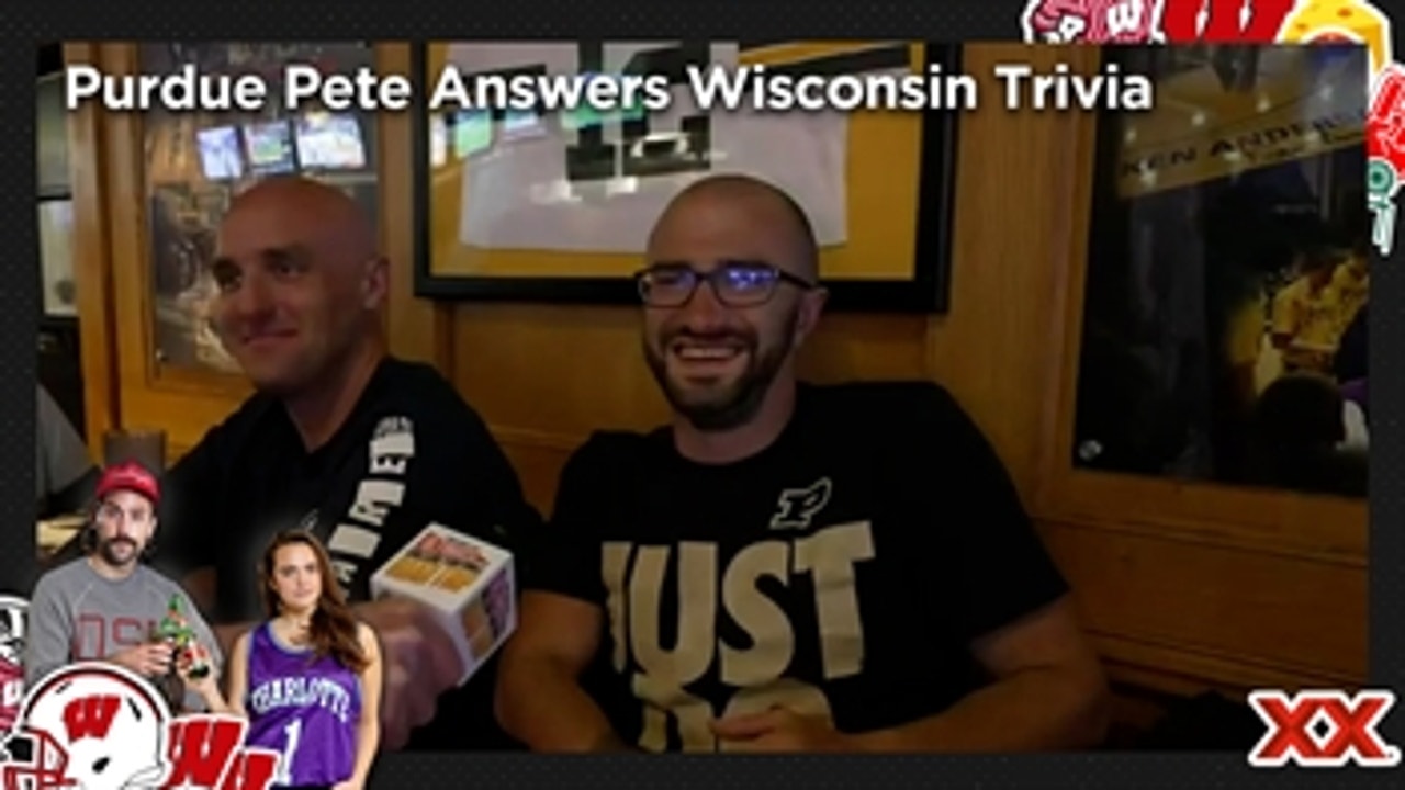 Mark Titus and Charlotte Wilder quiz Purdue Pete on Wisconsin trivia ' Ultimate College Football Road Trip