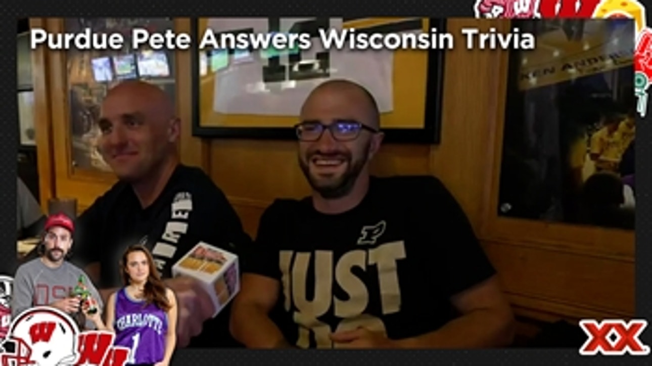 Mark Titus and Charlotte Wilder quiz Purdue Pete on Wisconsin trivia ' Ultimate College Football Road Trip