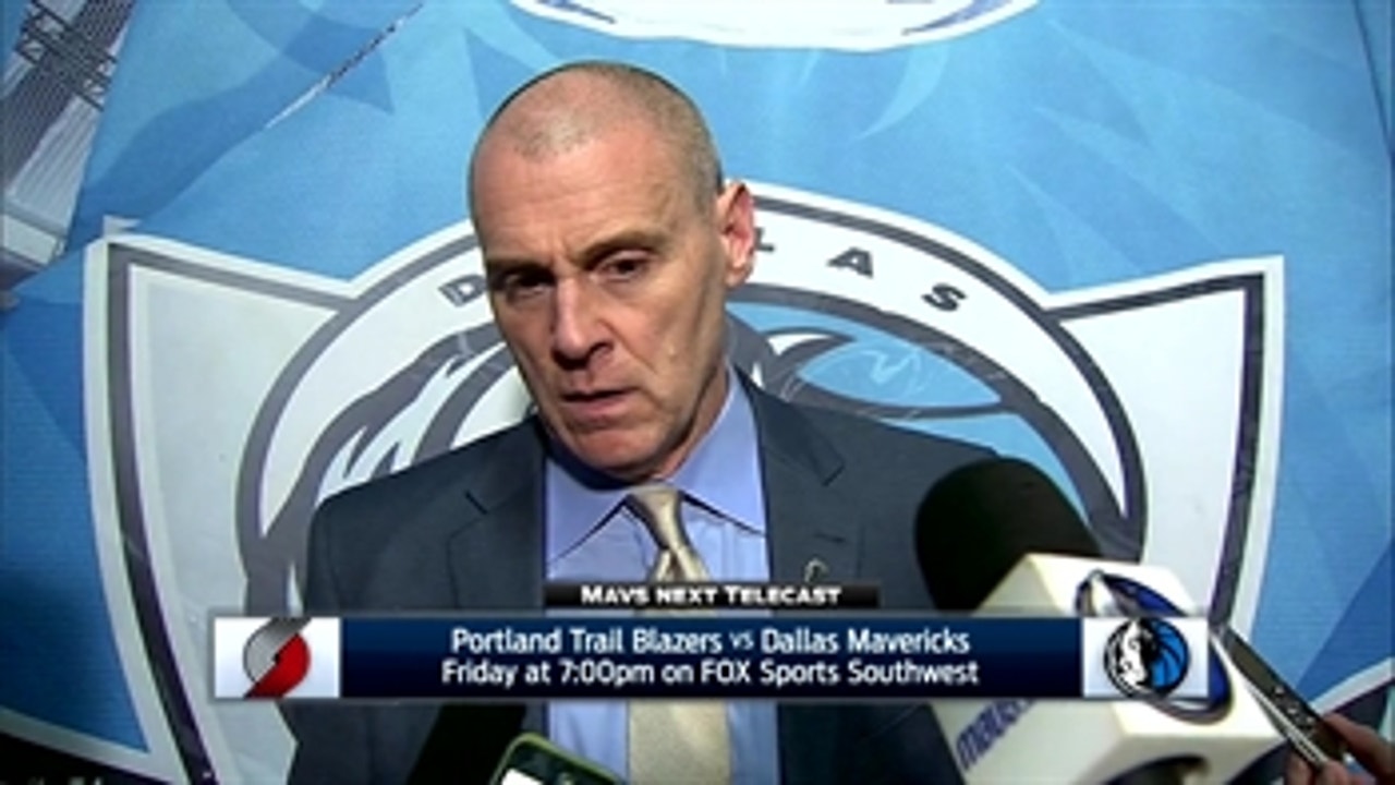 Rick Carlisle: 'We're fighting, but we got to play better'