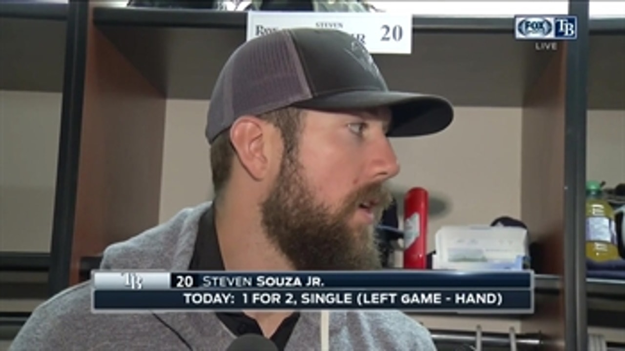 Steven Souza Jr. says X-rays were negative on his hand