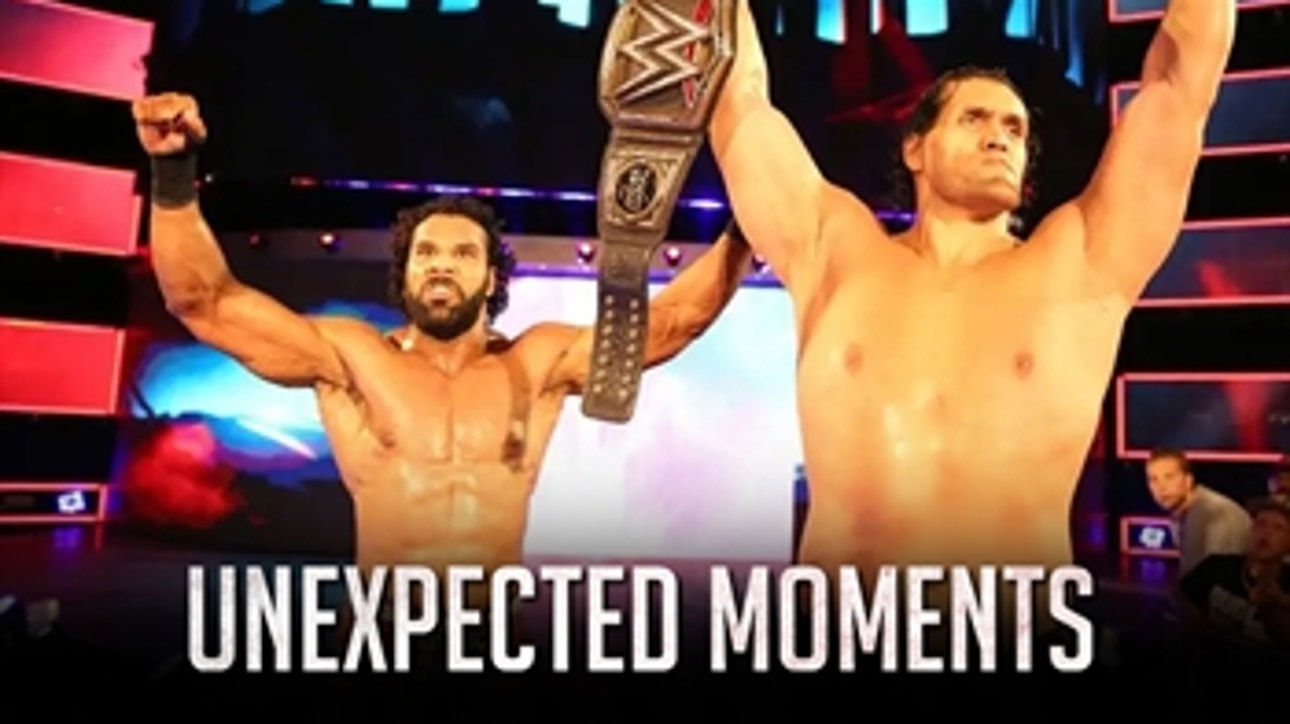 When The Great Khali returned to help Jinder Mahal and shocked the WWE Universe: WWE Now India