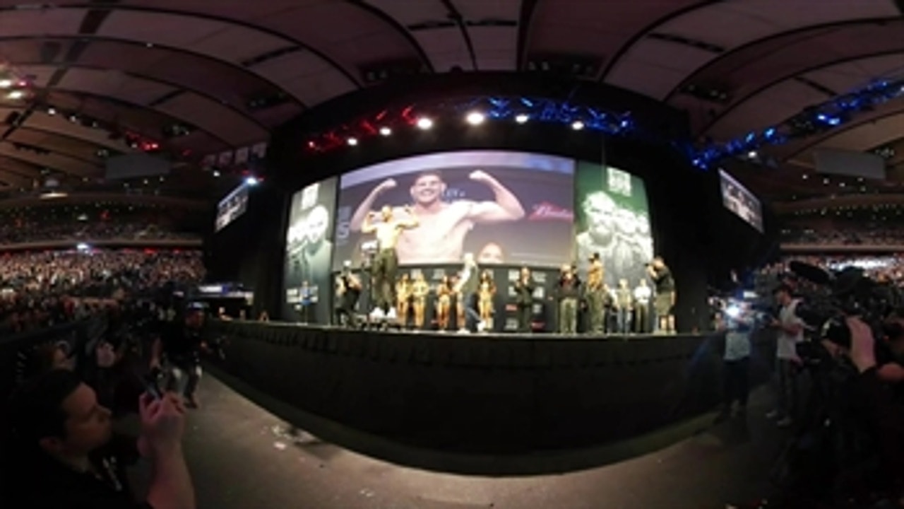 Chris Weidman UFC 205 Weigh in  ' Virtual Reality 360°