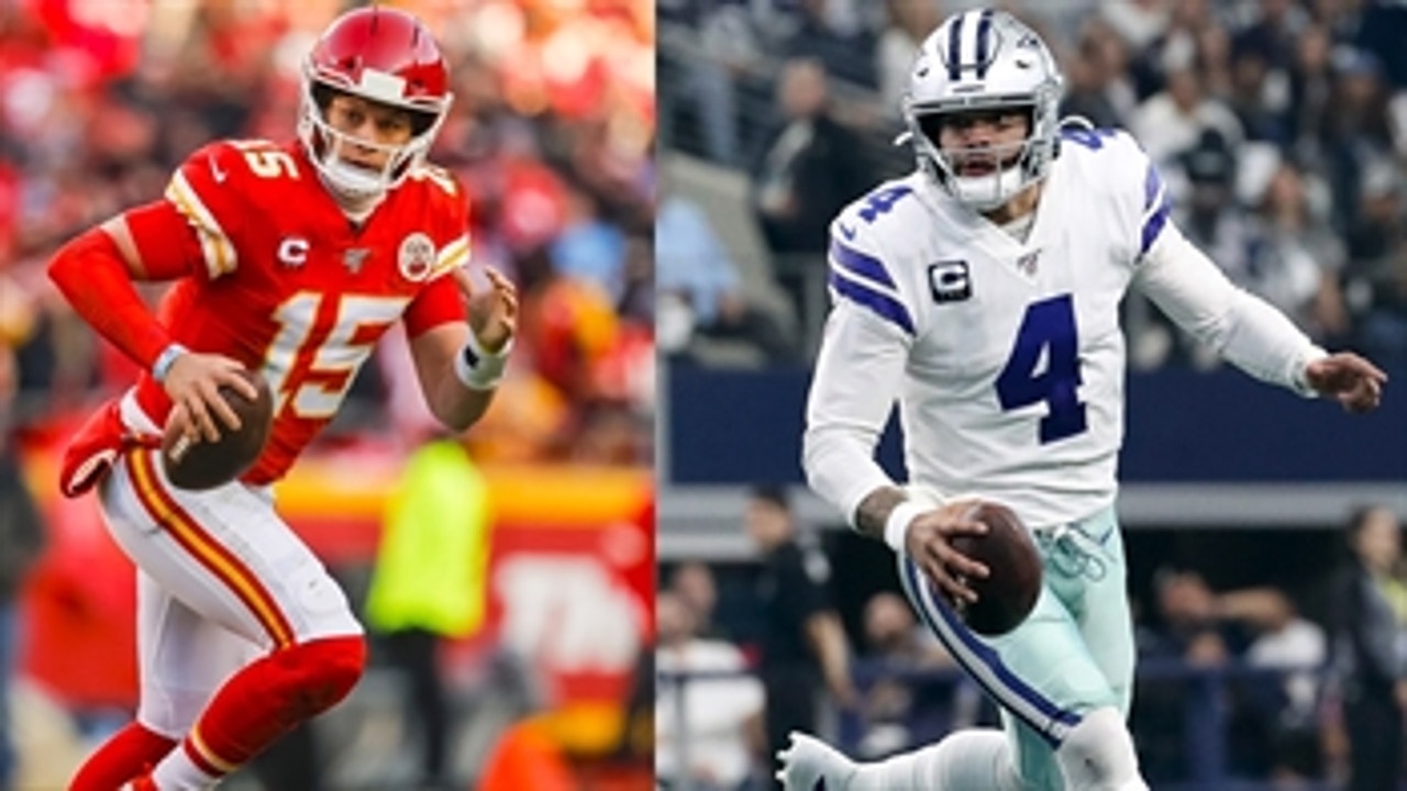 Skip Bayless thinks Dak Prescott had a better season than Patrick Mahomes | LIVE FROM MIAMI