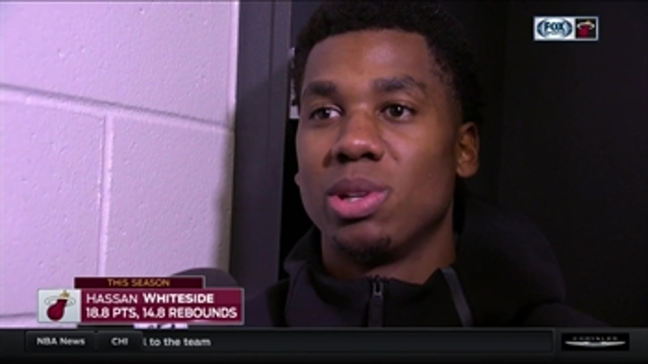 Hassan Whiteside proud of how Heat continue to fight