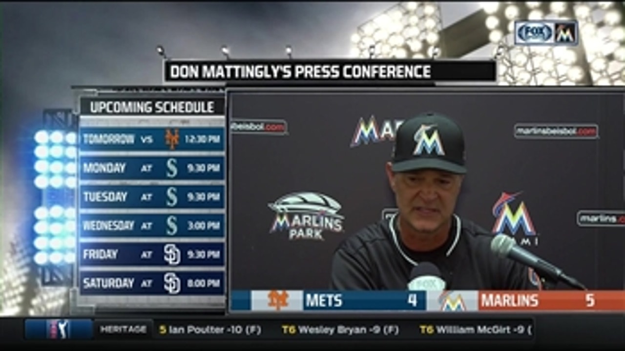 Don Mattingly: If we want to be good, we have to win games like this