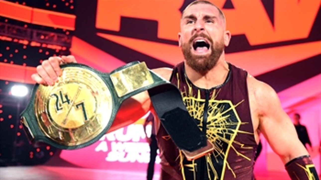 Mojo Rawley seizes the 24/7 Title from R-Truth: Raw, Jan. 13, 2020