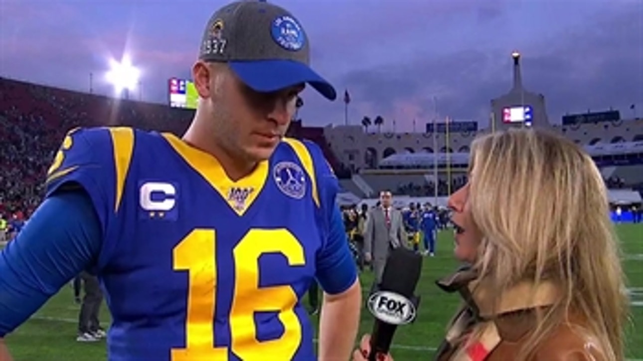 Jared Goff: 'I am proud of the way we finished.. it shows the character of this team'