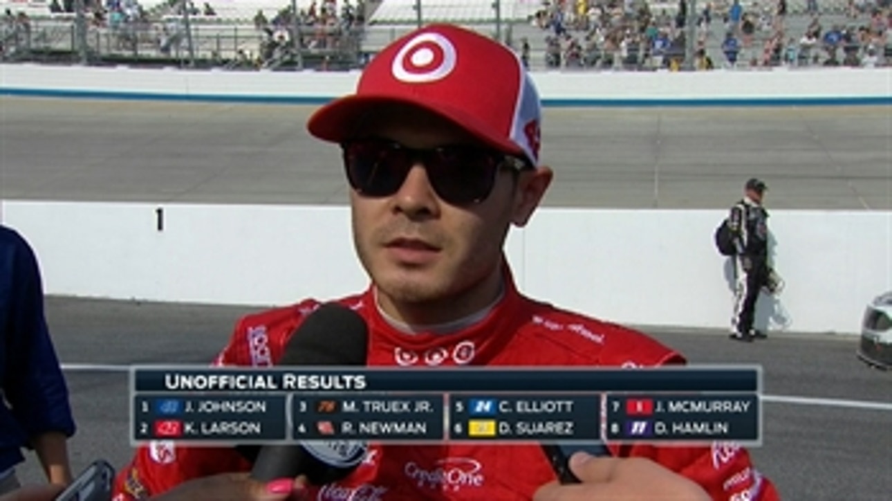 Kyle Larson Frustrated with Second Place | 2017 DOVER | FOX NASCAR
