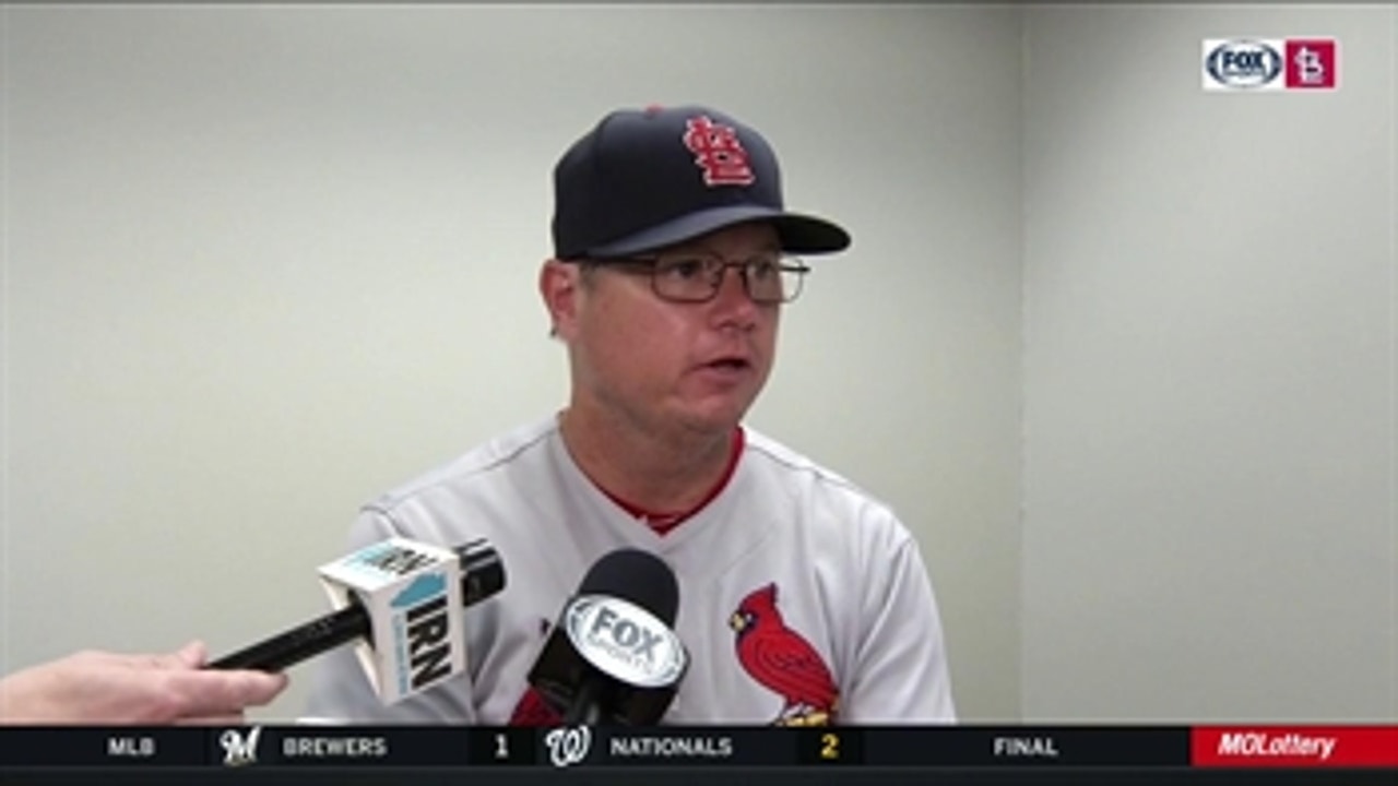 Shildt: 'We had a really good gameplan' against Reds' Castillo