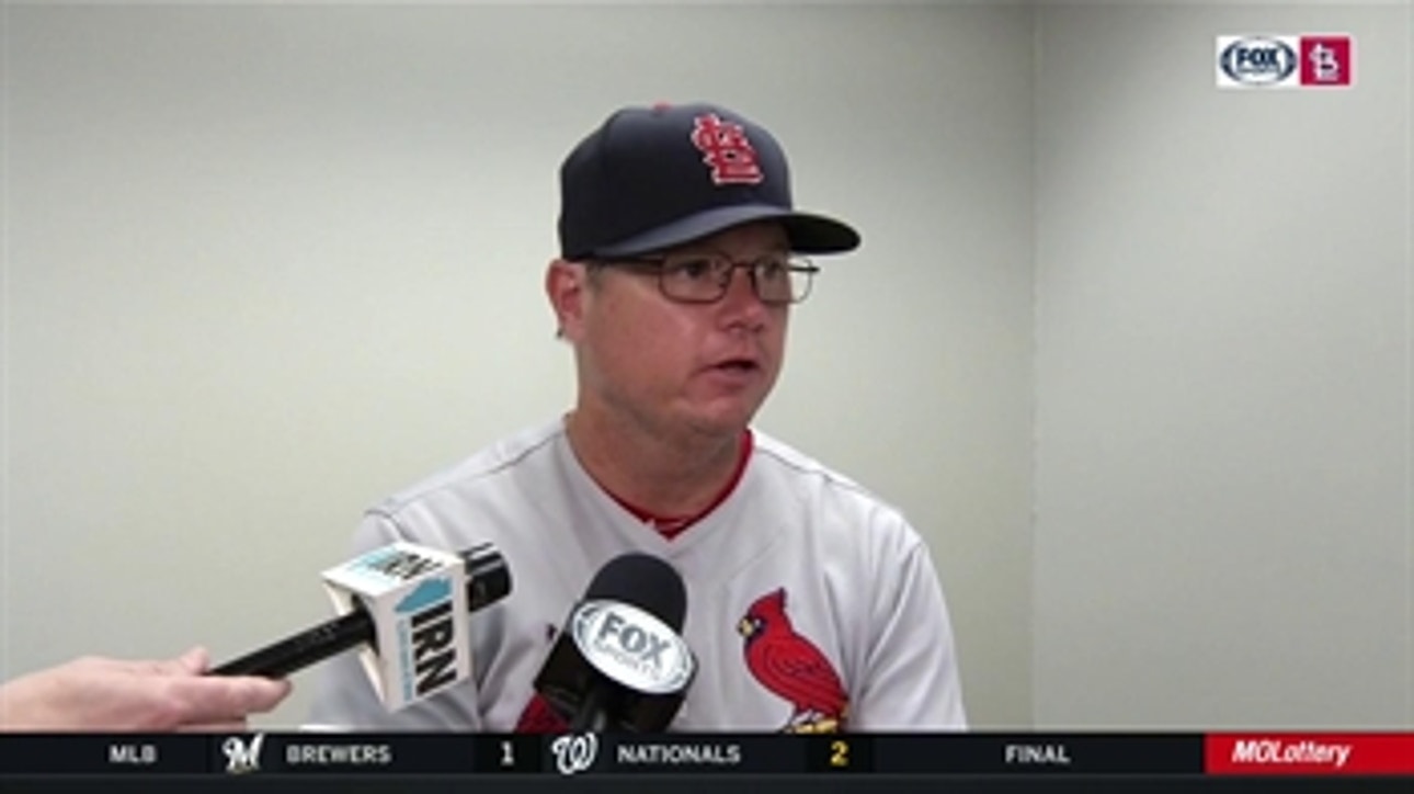 Shildt: 'We had a really good gameplan' against Reds' Castillo
