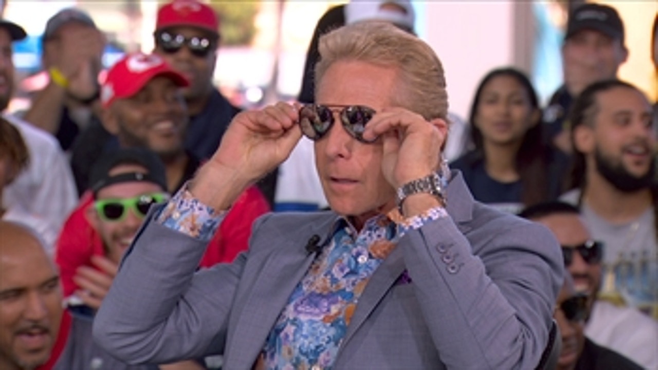 Cowboys' Jaylon Smith gifts sunglasses to Skip, Shannon and Jenny | LIVE FROM MIAMI