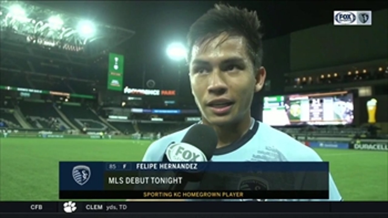Hernandez on MLS debut: 'It's been my dream'