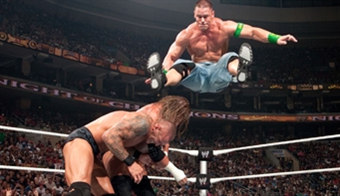 Randy Orton Vs John Cena Vs Triple H Wwe Title Triple Threat Match Wwe Night Of Champions 2009 Full Match Flipboard John cena and wwe world heavyweight champion collide in the main event of raw. flipboard