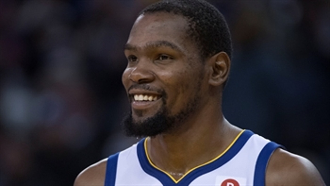 Shannon Sharpe reacts to Kevin Durant's performance in the Warriors' win over the Cavs