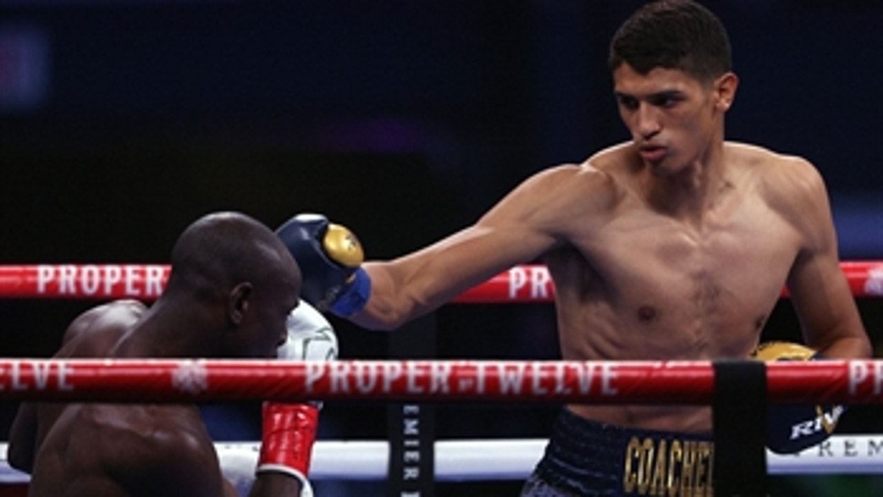 Re-live Sebastian Fundora's dominant second-round TKO of Habib Ahmed