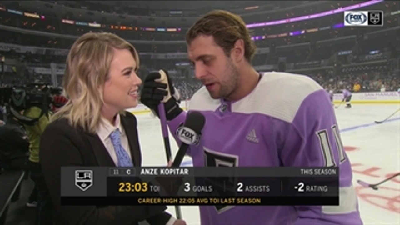 Anze Kopitar knows the LA Kings need to jump out to quick starts