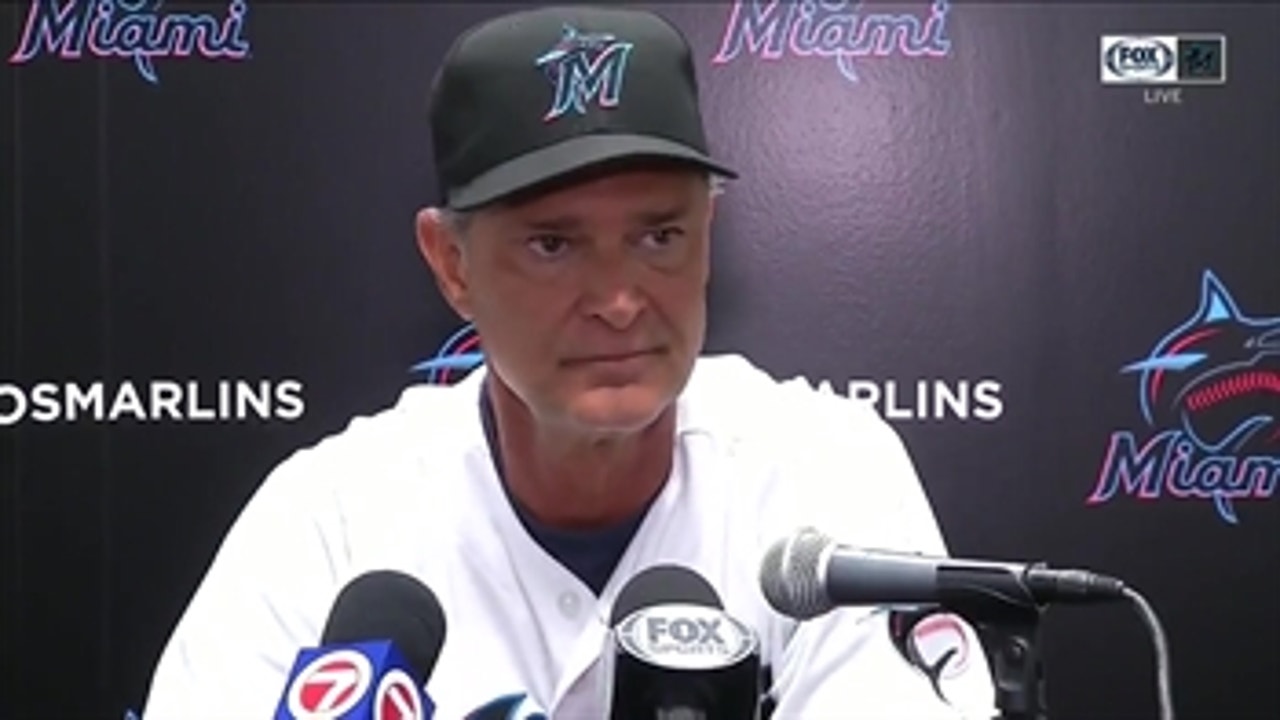 Don Mattingly recaps Marlins' loss to Phillies in extra innings