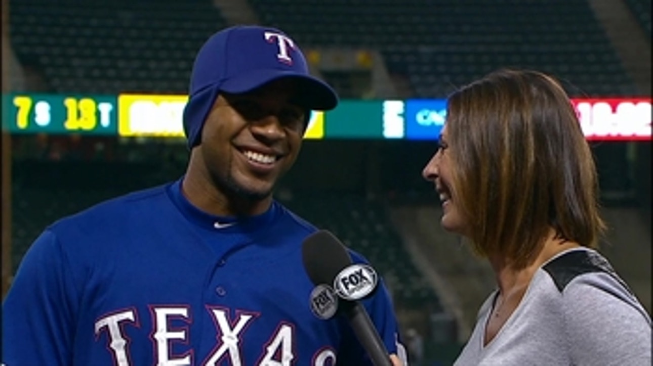 Elvis Andrus on HR: 'The weight rooms are paying off right now'