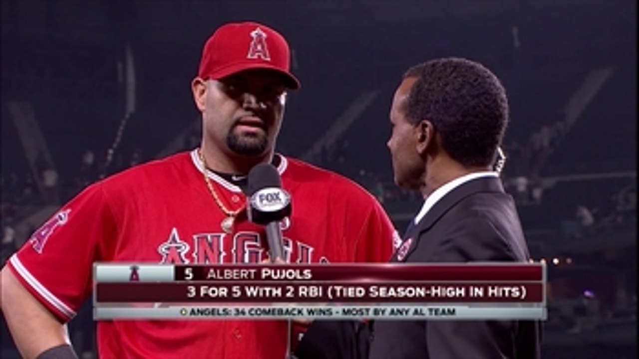 Albert Pujols knows what this Angels team can do and is excited for the final stretch